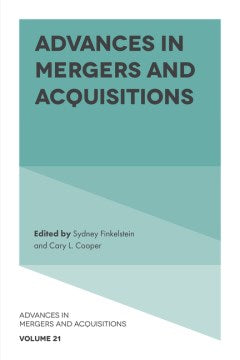 Advances in Mergers and Acquisitions - MPHOnline.com