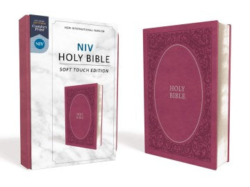 NIV, HOLY BIBLE, SOFT TOUCH EDITION, LEATHERSOFT, PINK, - MPHOnline.com