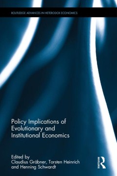 Policy Implications of Recent Advances in Evolutionary and Institutional Economics - MPHOnline.com