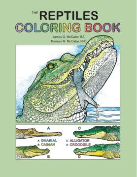 The Reptiles Coloring Book - MPHOnline.com