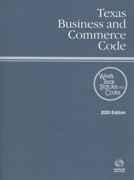 Texas Business and Commerce Code 2020 - MPHOnline.com