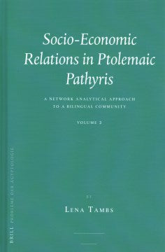 Socio-Economic Relations in Ptolemaic Pathyris - MPHOnline.com