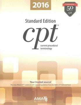 CPT 2016 Standard Edition - MPHOnline.com