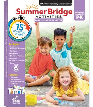 Summer Bridge Activities para Hispanohablantes Grados en transicion P a K - MPHOnline.com