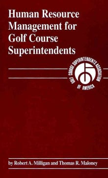 Human Resource Management for Golf Course Superintendents - MPHOnline.com