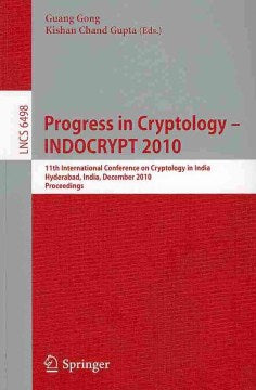 Progress in Cryptology - INDOCRYPT 2010 - MPHOnline.com