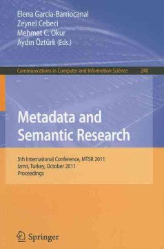 Metadata and Semantic Research - MPHOnline.com