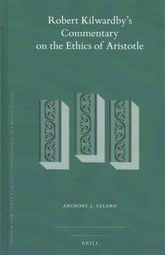 Robert Kilwardby's Commentary on the Ethics of Aristotle - MPHOnline.com