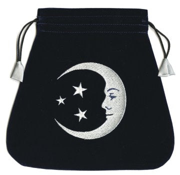 Smiling Moon Embroidered Tarot Bag - MPHOnline.com