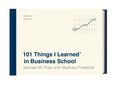 101 Things I Learned in Business School, 2E - MPHOnline.com