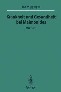 Krankheit Und Gesundheit Bei Maimonides - MPHOnline.com