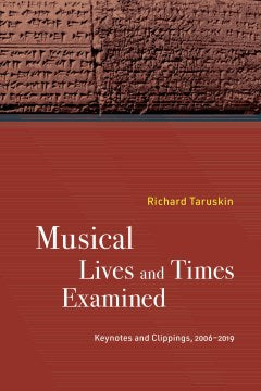 Musical Lives and Times Examined - MPHOnline.com