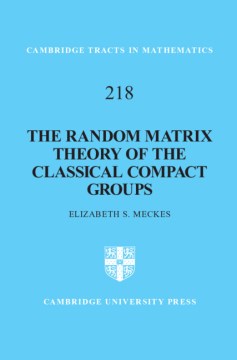 The Random Matrix Theory of the Classical Compact Groups - MPHOnline.com