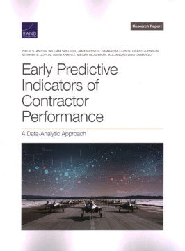 Early Predictive Indicators of Contractor Performance - MPHOnline.com