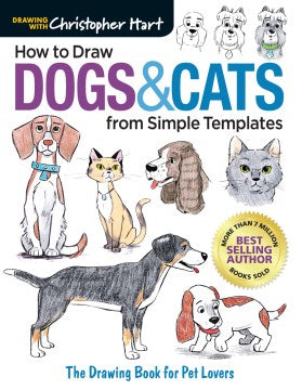 How to Draw Dogs & Cats from Simple Templates - MPHOnline.com