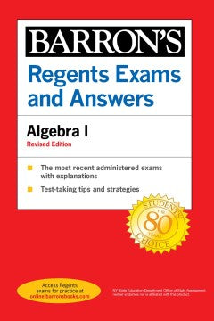 Regents Exams and Answers Algebra I (Revised Edition) - MPHOnline.com