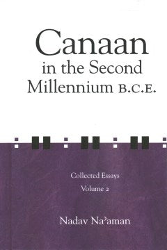 Canaan in the Second Millennium B.c.e. - MPHOnline.com