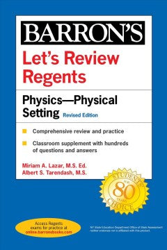 Let's Review Regents: Physics - The Physical Setting (Revised Edition) - MPHOnline.com