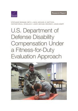 U.S. Department of Defense Disability Compensation Under a Fitness-for-Duty Evaluation Approach - MPHOnline.com