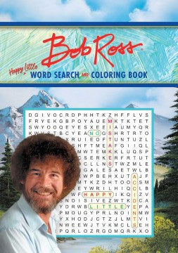 Bob Ross Word Search and Coloring Book - MPHOnline.com