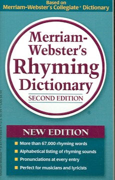 Merriam-Webster's Rhyming Dictionary - MPHOnline.com