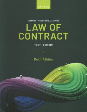 Koffman, Macdonald & Atkins Law of Contract - MPHOnline.com