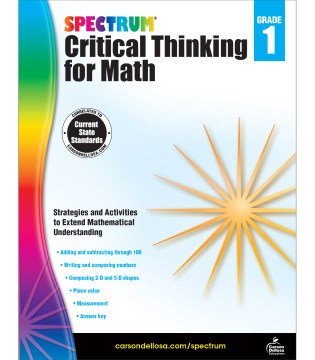 Spectrum Critical Thinking for Math, Grade 1 - MPHOnline.com