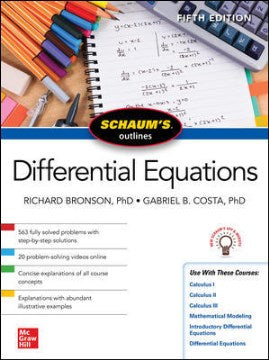 Schaum's Outline Differential Equations - MPHOnline.com