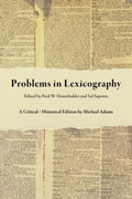 Problems in Lexicography - MPHOnline.com