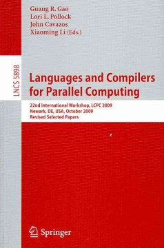 Languages and Compilers for Parallel Computing - MPHOnline.com