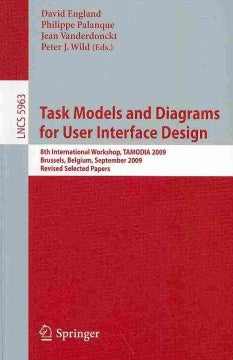 Task Models and Diagrams for User Interface Design – MPHOnline.com
