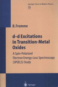 D-d Excitations in Transition-metal Oxides - MPHOnline.com