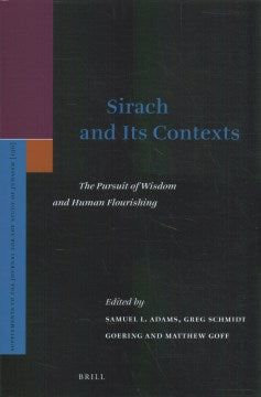 Sirach and Its Contexts - MPHOnline.com