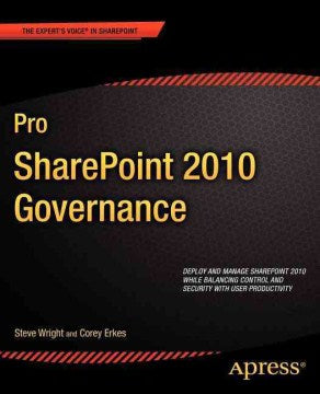 Pro SharePoint 2010 Governance - MPHOnline.com