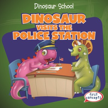 Dinosaur Visits the Police Station - MPHOnline.com