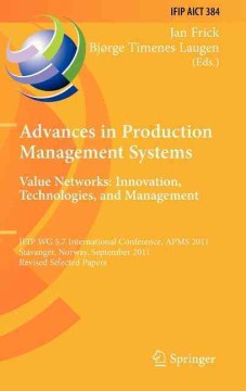 Advances in Production Management Systems - MPHOnline.com