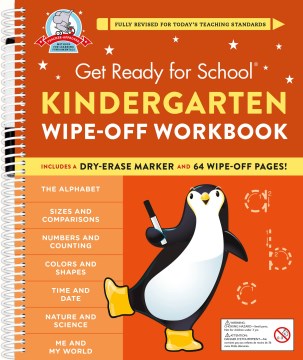 Kindergarten Wipe-off Workbook - MPHOnline.com