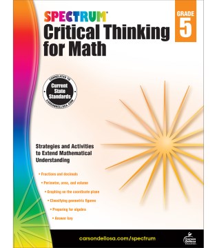 Spectrum Critical Thinking for Math, Grade 5 - MPHOnline.com