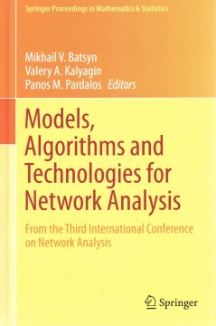 Models, Algorithms and Technologies for Networks Analysis - MPHOnline.com