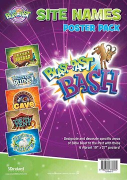 Bible Blast to the Past Site Names Poster Pack - MPHOnline.com