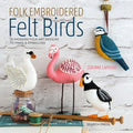 Folk Embroidered Felt Birds - MPHOnline.com