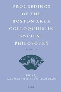 Proceedings of the Boston Area Colloquium in Ancient Philosophy - MPHOnline.com