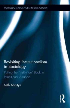 Revisiting Institutionalism in Sociology - MPHOnline.com