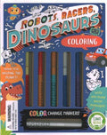 Robots, Racers, Dinosaurs Coloring Set - MPHOnline.com