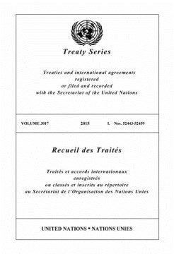 Treaties and International Agreements Registered of Filed and Recorded with the Secretariat of the United Nations / Traites et accords internationaux enregistres ou classes et inscrits au repertoire au Secretariat de l'Organisation des Nations Unies - MPHOnline.com