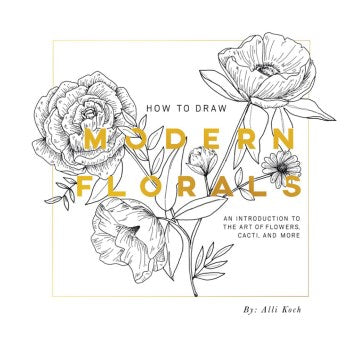 How to Draw Modern Florals - MPHOnline.com