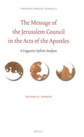 The Message of the Jerusalem Council in the Acts of the Apostles - MPHOnline.com