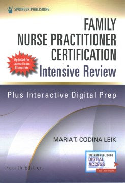 Family Nurse Practitioner Certification Intensive Review + Q&a Flashcards - MPHOnline.com