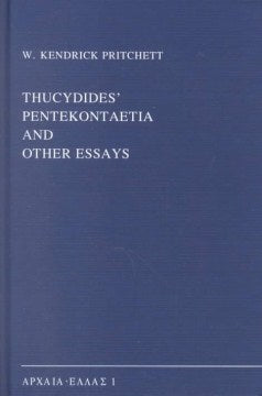 Thucydides Pentekontaetia and Other Essays - MPHOnline.com