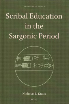 Scribal Education in the Sargonic Period - MPHOnline.com